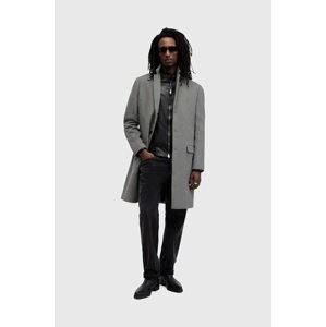 Kaput s primjesom vune AllSaints HAL COAT boja: siva, za prijelazno razdoblje, M005OZ