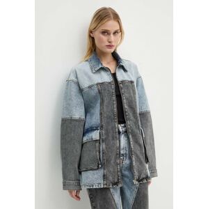 Traper jakna Rotate Oversized Patchwork Jacket za žene, za prijelazno razdoblje, oversize, 1128221603