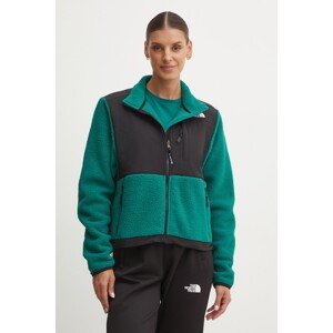 Dukserica od flisa The North Face Retro Denali Jacket boja: zelena, s uzorkom, NF0A88YRS9W1