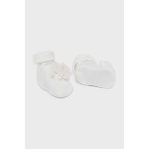 Čarapice za bebe Mayoral Newborn boja: bež, 9763