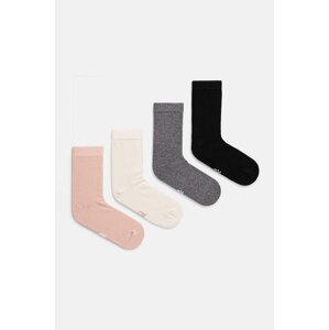 Čarape United Colors of Benetton 4-pack boja: ružičasta, 6GRD07028