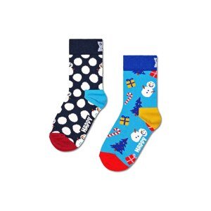 Dječje čarape Happy Socks Kids 2-Pack Big Dot Socks 2-pack boja: tamno plava, P001695