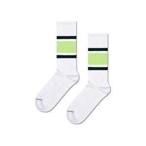 Čarape Happy Socks Simple Stripe Sneaker Sock boja: bijela, P001607