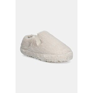 Kućne papuče Calvin Klein Jeans HOME ANKE SLIPPER WN FUR boja: bež, YW0YW01596