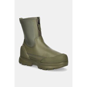 Gumene čizme UGG Neumel X Zip za žene, boja: zelena, 1158235-BVS
