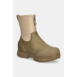 Gumene čizme UGG Neumel X Zip za žene, boja: bež, 1158235-MRDS