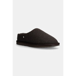 Kućne papuče Emu Australia Joy Felt boja: smeđa, W13148.CHOC