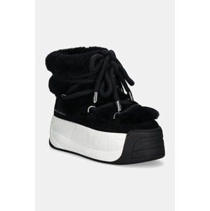 Vunene čizme za snijeg Naked Wolfe Darling boja: crna, Darling Black Cow Suede
