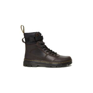 Kožne gležnjače Dr. Martens Combs Tech Leather boja: smeđa, ravni potplat, sa srednje toplom podstavom, DM27804201