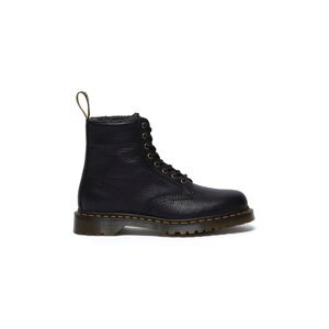 Kožne čizme Dr. Martens 1460 WL boja: crna, ravni potplat, s toplom podstavom, DM31873001