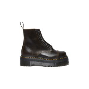 Kožne čizme Dr. Martens Sinclair za žene, boja: smeđa, s platformom, DM31993302