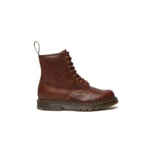 Kožne čizme Dr. Martens 1460 SR boja: smeđa, ravni potplat, DM32010205