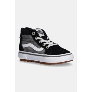 Dječje kožne tenisice Vans MTE SK8-Hi Zip boja: siva, VN000D0MN421