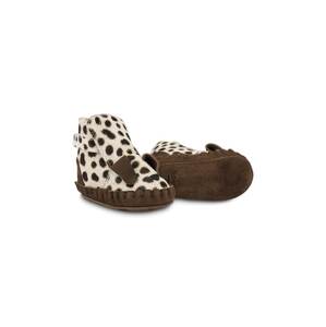 Kožne cipele za bebe Donsje Kapi Exclusive Booties Dalmatian boja: smeđa, 1028120