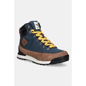 Cipele The North Face Back-To-Berkeley IV Textile WP za muškarce, boja: tamno plava, sa srednje toplom podstavom, NF0A8177OIE1