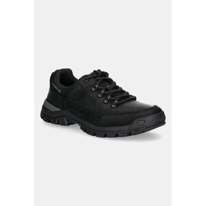 Kožne tenisice Caterpillar THRESHOLD HIKER LOW boja: crna, P726049