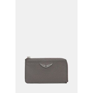 Kožni novčanik ZADIG&VOLTAIRE za žene, boja: zelena, LWSG00011