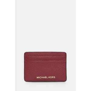 Kožni etui za kartice MICHAEL Michael Kors boja: crna, 32F7GF6D0L