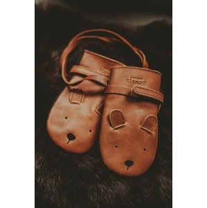 Kožne dječje rukavice Donsje Kapi Classic Mittens Bear boja: smeđa, 6019001