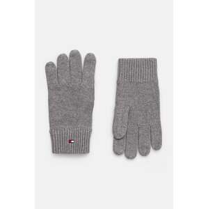 Rukavice Tommy Hilfiger za muškarce, boja: siva, AM0AM12845