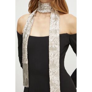 Šal Forte Forte za žene, boja: srebrna, s aplikacijom, 13292_my scarf