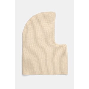 Vunena balaklava A.P.C. cagoule sacha boja: bež, WVBBR.M25070