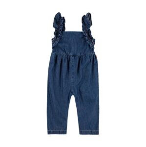 Kombinezon za bebe Levi's RUFFLE STRAP JUMPSUIT boja: zelena, 1EK963