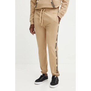 Homewear hlače Moschino Underwear boja: bež, s aplikacijom, 68914424