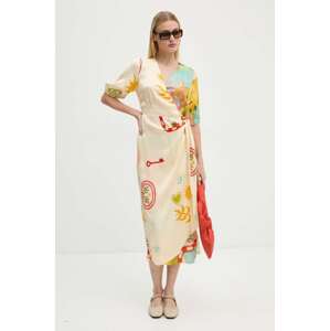 Haljina Never Fully Dressed Vienna Wrap Dress midi, širi se prema dolje, NFDDR1567