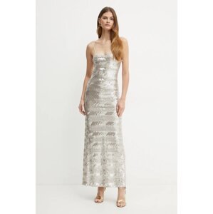Haljina Forte Forte boja: srebrna, maxi, uska, 13287_my dress