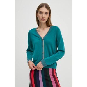 Pulover PS Paul Smith za žene, boja: zelena, lagani, W2R.402N.N31198