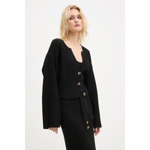 Pulover AERON za žene, boja: crna, topli, CRPU204442