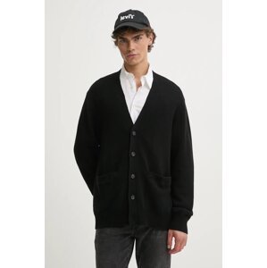 Vuneni kardigan Levi's boja: crna, A8621