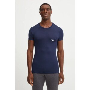 Homewear majica kratkih rukava Emporio Armani Underwear 2-pack boja: bijela, s tiskom, 111670 4F733