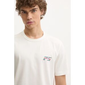 Majica kratkih rukava PS Paul Smith za muškarce, boja: bež, s tiskom, M2R.090Z.NP4822