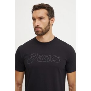 Majica kratkih rukava za trening Asics boja: crna, s tiskom, 2031E188