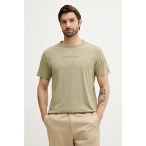Pidžama - majica Calvin Klein Underwear bez uzorka, 000NM2748E