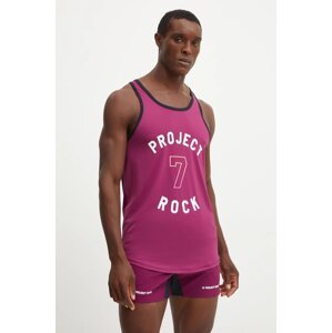 Majica kratkih rukava za trening Under Armour Project Rock boja: ljubičasta, 1386888