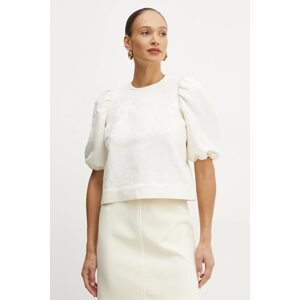 Bluza Ivy Oak za žene, boja: bež, s uzorkom, IO112345