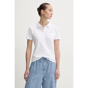 Polo majica Guess Jeans za žene, boja: bijela, W5RP47 KARS2