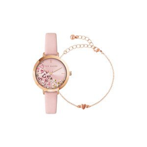 Sat i narukvica Ted Baker za žene, boja: ružičasta, BKG028100