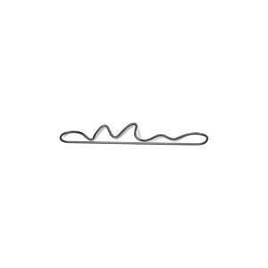 Držač ručnika ferm LIVING Curvature boja: crna