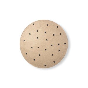 Tepih ferm LIVING Black Triangles L boja: bež