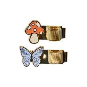 Set kopči za olovke Designworks Ink Butterfly & Mushroom 2-pack