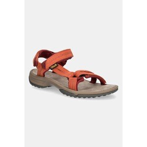 Sandale Teva Terra Fi Lite Suede za žene, boja: narančasta, 1124035.LNG-mlc