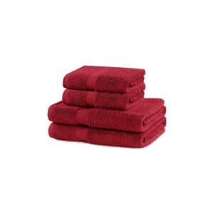 Set ručnika Home & Lifestyle Marina 4-pack boja: crvena, 0
