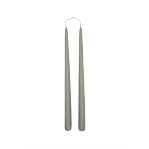 Set svijeća OYOY Fukai Candles L 2-pack boja: siva