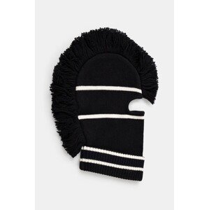Balaklava AMBUSH Fringe Knit Balaclava boja: crna, BMLC001F24KNI0011031