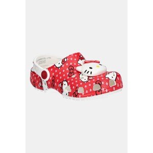 Natikače Crocs CLASSIC HELLO KITTY RED CLOG boja: crvena, 210576
