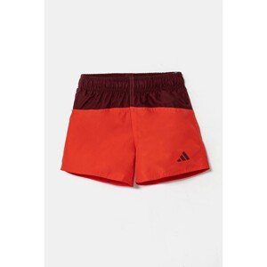 Dječje kratke hlače za kupanje adidas Performance boja: crvena, JL5578